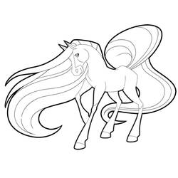 着色页: Horseland (卡通和动画节目) #53889 - 免费可打印着色页