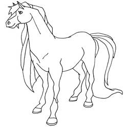 着色页: Horseland (卡通和动画节目) #53929 - 免费可打印着色页