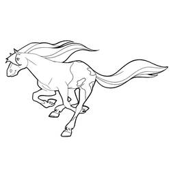 着色页: Horseland (卡通和动画节目) #53936 - 免费可打印着色页