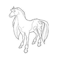 着色页: Horseland (卡通和动画节目) #53944 - 免费可打印着色页