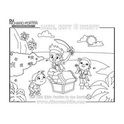 着色页: Jake和the Never Land Pirates (卡通和动画节目) #42513 - 免费可打印着色页