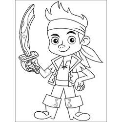 着色页: Jake和the Pirates (卡通和动画节目) #205869 - 免费可打印着色页