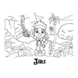 着色页: Jake和the Pirates (卡通和动画节目) #205880 - 免费可打印着色页