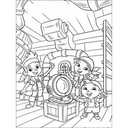 着色页: Jake和the Pirates (卡通和动画节目) #205883 - 免费可打印着色页