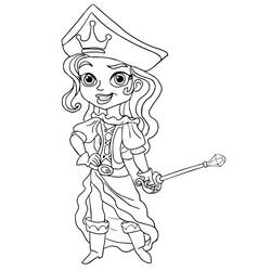 着色页: Jake和the Pirates (卡通和动画节目) #205886 - 免费可打印着色页