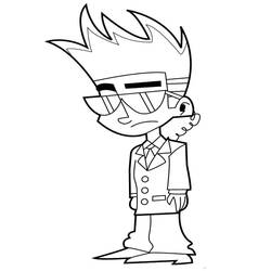 着色页: Johnny Test (卡通和动画节目) #203258 - 免费可打印着色页