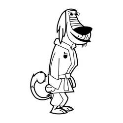 着色页: Johnny Test (卡通和动画节目) #34987 - 免费可打印着色页