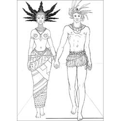 着色页: Kirikou (卡通和动画节目) #187563 - 免费可打印着色页