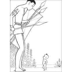 着色页: Kirikou (卡通和动画节目) #187570 - 免费可打印着色页
