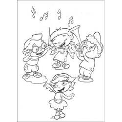 着色页: Little Einsteins (卡通和动画节目) #45719 - 免费可打印着色页