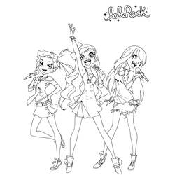 着色页: LoliRock (卡通和动画节目) #177389 - 免费可打印着色页