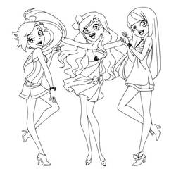 着色页: LoliRock (卡通和动画节目) #177390 - 免费可打印着色页