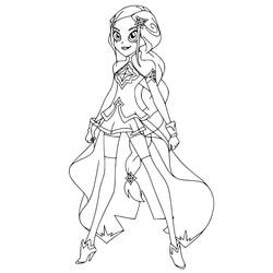 着色页: LoliRock (卡通和动画节目) #177396 - 免费可打印着色页