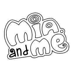 着色页: Mia和Me (卡通和动画节目) #198465 - 免费可打印着色页