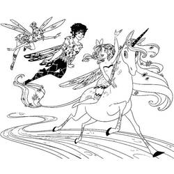 着色页: Mia和Me (卡通和动画节目) #198468 - 免费可打印着色页