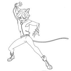 着色页: Miraculous Ladybug (卡通和动画节目) #175753 - 免费可打印着色页