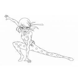 着色页: Miraculous Ladybug (卡通和动画节目) #175765 - 免费可打印着色页