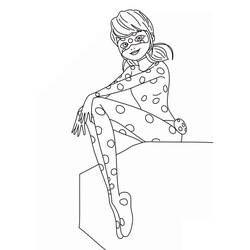 着色页: Miraculous Ladybug (卡通和动画节目) #175766 - 免费可打印着色页