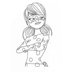 着色页: Miraculous Ladybug (卡通和动画节目) #175767 - 免费可打印着色页