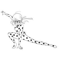 着色页: Miraculous Ladybug (卡通和动画节目) #175776 - 免费可打印着色页