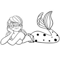 着色页: Miraculous Ladybug (卡通和动画节目) #175778 - 免费可打印着色页