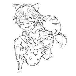 着色页: Miraculous Ladybug (卡通和动画节目) #175781 - 免费可打印着色页