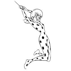 着色页: Miraculous Ladybug (卡通和动画节目) #175788 - 免费可打印着色页