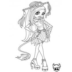 着色页: Monster High (卡通和动画节目) #24814 - 免费可打印着色页