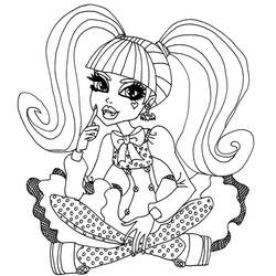 着色页: Monster High (卡通和动画节目) #24815 - 免费可打印着色页
