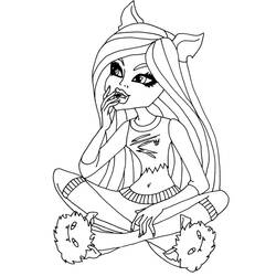 着色页: Monster High (卡通和动画节目) #24817 - 免费可打印着色页