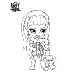 着色页: Monster High (卡通和动画节目) #24830 - 免费可打印着色页