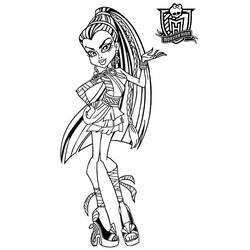 着色页: Monster High (卡通和动画节目) #24832 - 免费可打印着色页