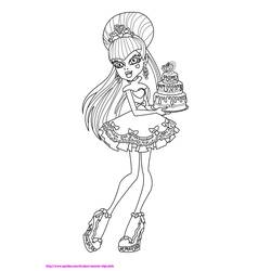 着色页: Monster High (卡通和动画节目) #24838 - 免费可打印着色页