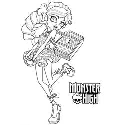 着色页: Monster High (卡通和动画节目) #24840 - 免费可打印着色页