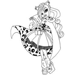 着色页: Monster High (卡通和动画节目) #24841 - 免费可打印着色页