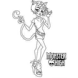 着色页: Monster High (卡通和动画节目) #24846 - 免费可打印着色页