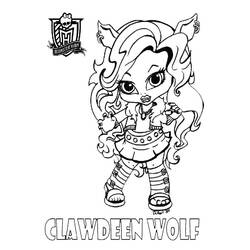 着色页: Monster High (卡通和动画节目) #24868 - 免费可打印着色页
