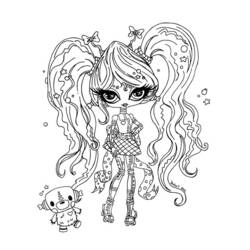 着色页: Monster High (卡通和动画节目) #24873 - 免费可打印着色页