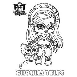 着色页: Monster High (卡通和动画节目) #24883 - 免费可打印着色页