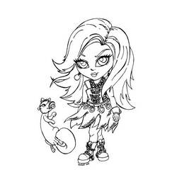 着色页: Monster High (卡通和动画节目) #24888 - 免费可打印着色页