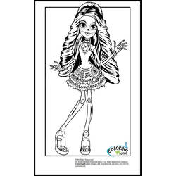 着色页: Monster High (卡通和动画节目) #24919 - 免费可打印着色页
