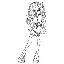 着色页: Monster High (卡通和动画节目) #24924 - 免费可打印着色页