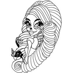 着色页: Monster High (卡通和动画节目) #24937 - 免费可打印着色页