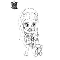 着色页: Monster High (卡通和动画节目) #24939 - 免费可打印着色页