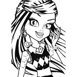 着色页: Monster High (卡通和动画节目) #24940 - 免费可打印着色页