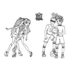 着色页: Monster High (卡通和动画节目) #24988 - 免费可打印着色页
