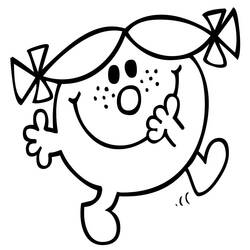 着色页: 奇先生妙小姐 - 免费可打印着色页
