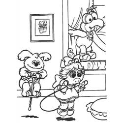 着色页: Muppets (卡通和动画节目) #31941 - 免费可打印着色页