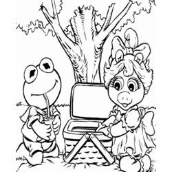 着色页: Muppets (卡通和动画节目) #31949 - 免费可打印着色页