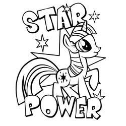 着色页: My Little Pony (卡通和动画节目) #41993 - 免费可打印着色页